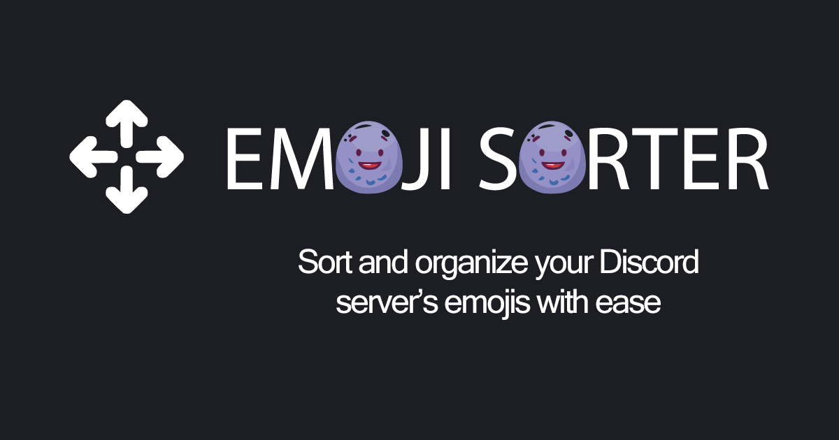 Sort discord emojis emoji sorter